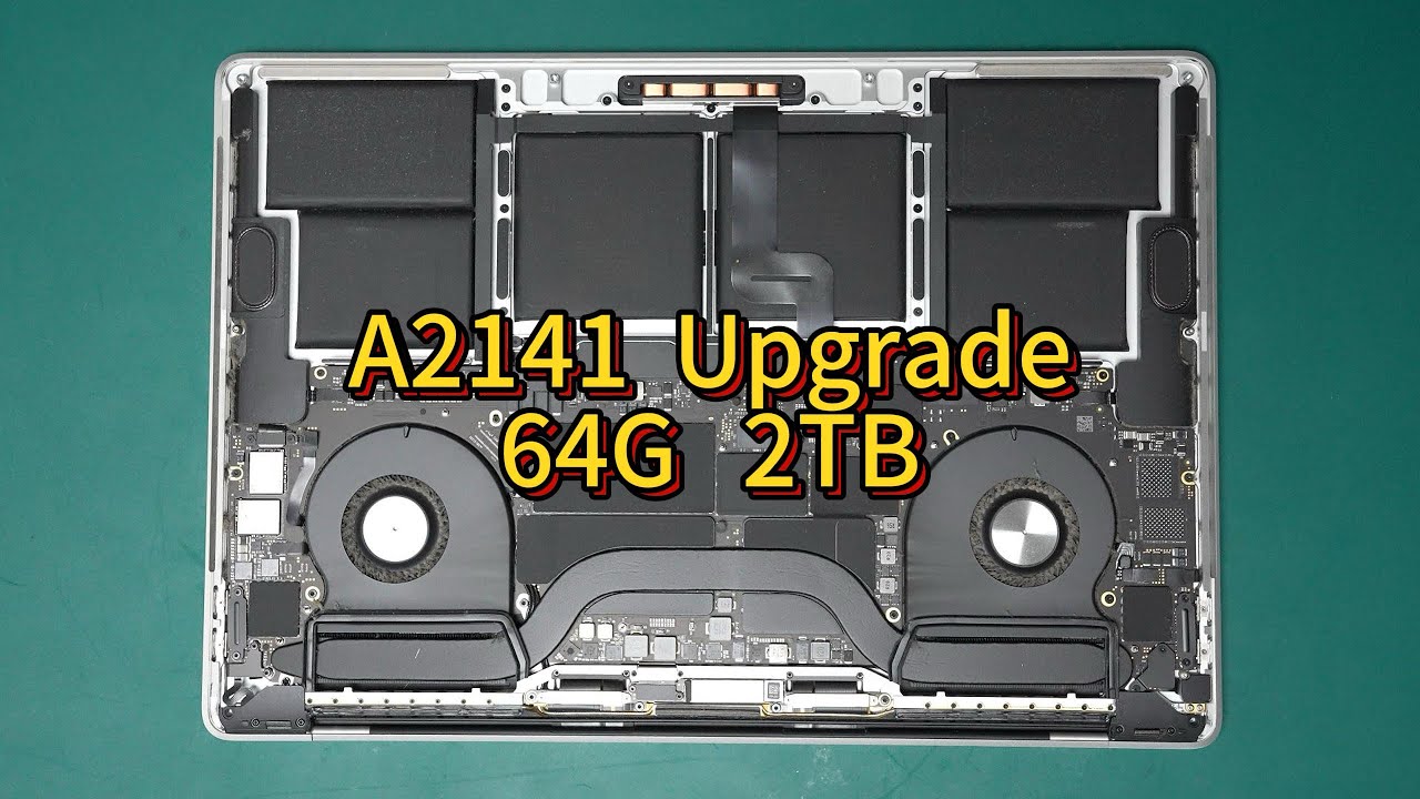 A2141 MacBook pro 2019 16-inch                                16g 512g upgrade to 64g 2TB