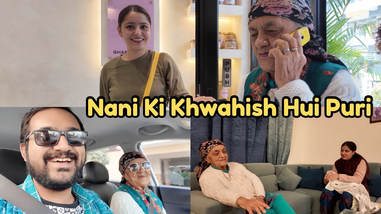 First Time Nani Visiting Preeti Bhabi Bakery | Kaisa Raha Experience? | Day Out With My Modern Nani
