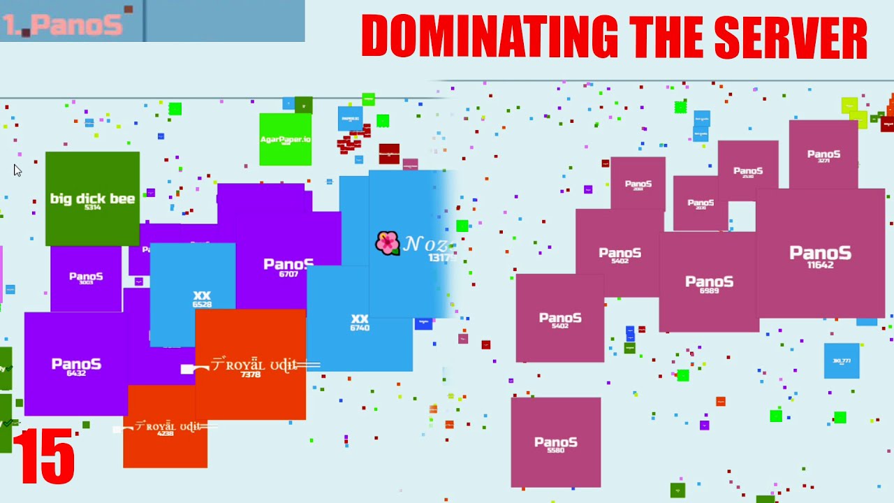 Insane Battles - Solo Domination | Agarpaper.io Funny Moments