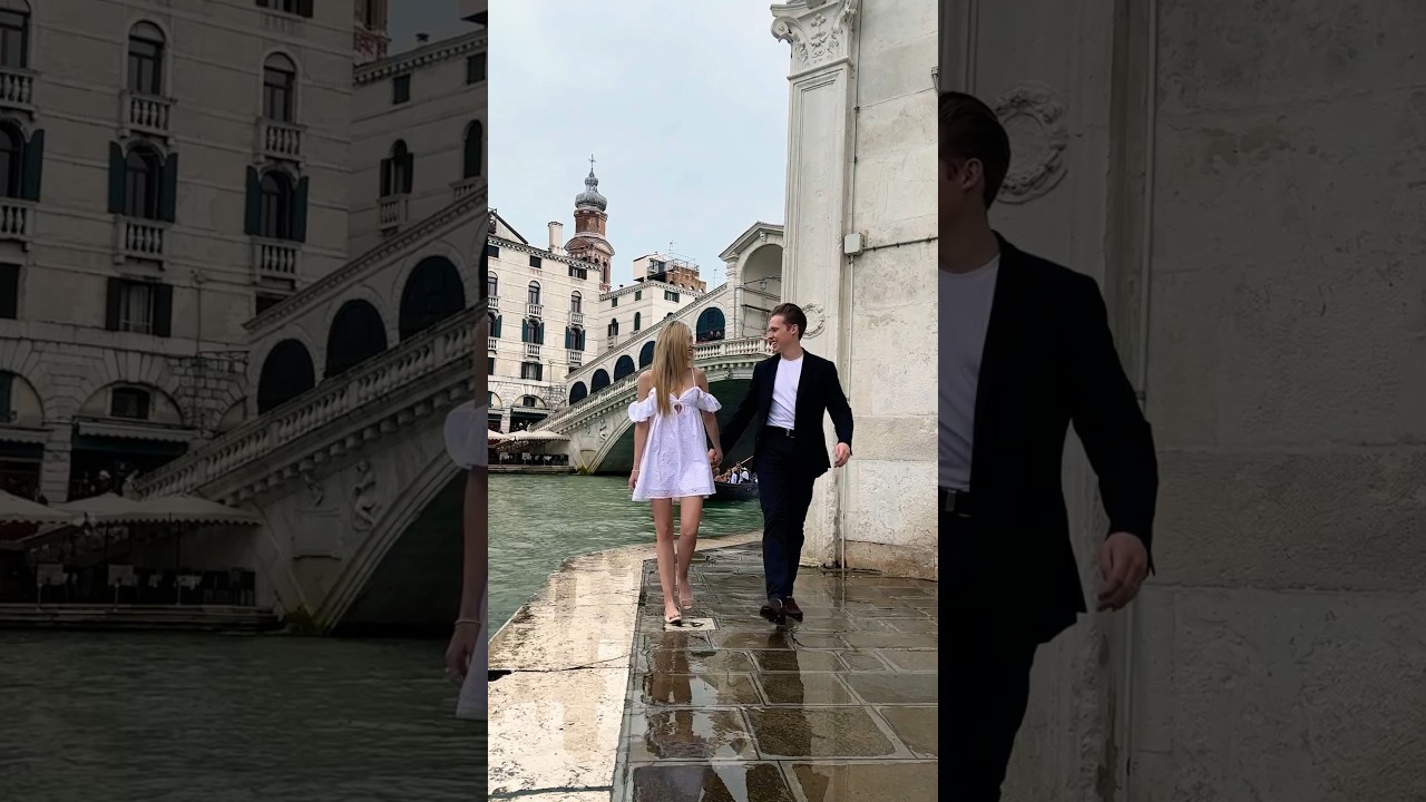 Venice walks❤️#love#travel#wedding#bride#couple#couplegoals#cute#romantic#relationship#cute#funny#lo