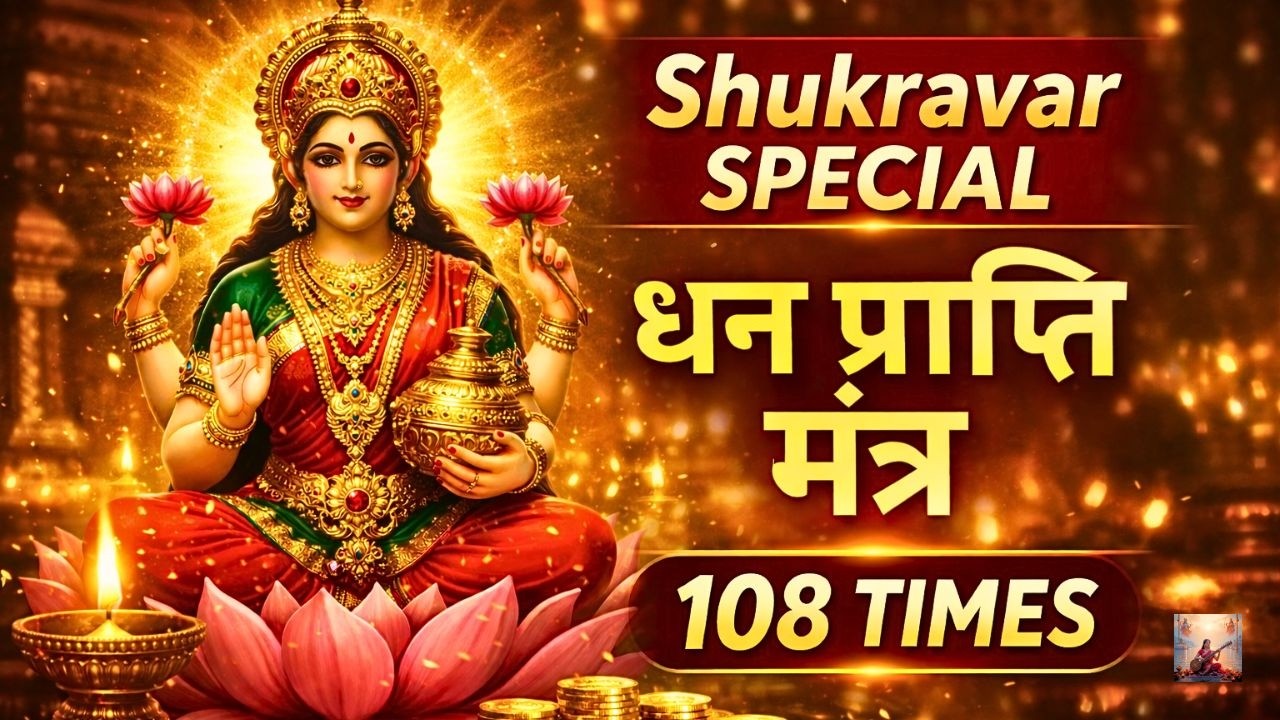 Shukravar Special Mahalakshmi Mantra 108 Times | Dhan Prapti Mantra for Prosperity & Wealth 🌺