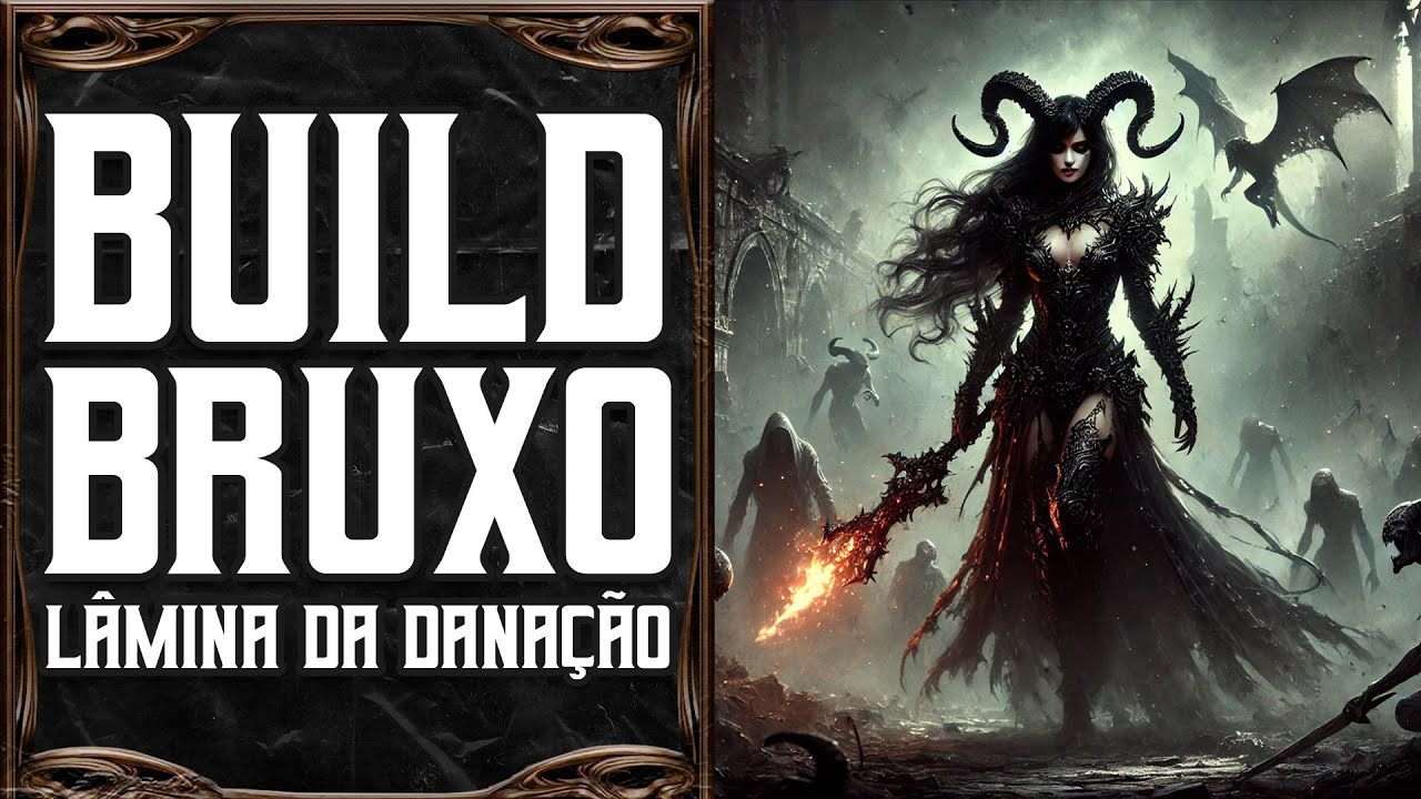 BALDUR'S GATE 3 - A BUILD DO BRUXO DA LÂMINA DA DANAÇÃO #baldursgate3 #larianstudios #crp