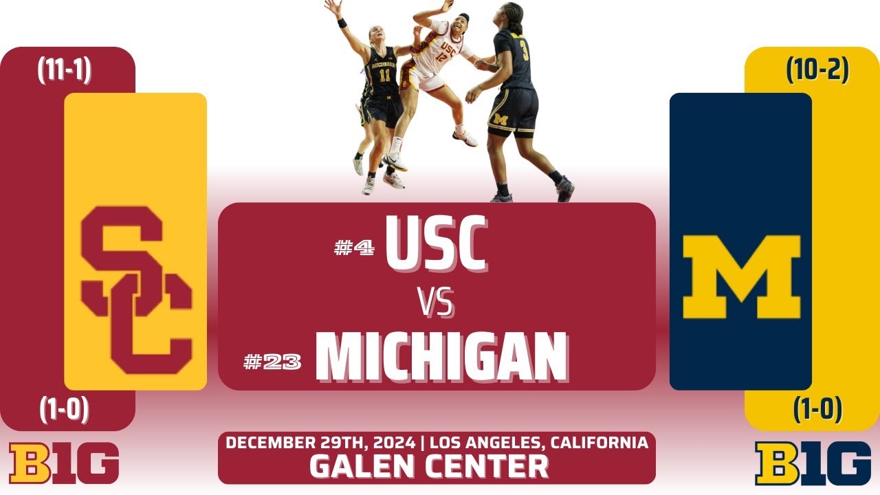 No. 4 USC vs No. 23 Michigan | Big Ten | 12.29.24