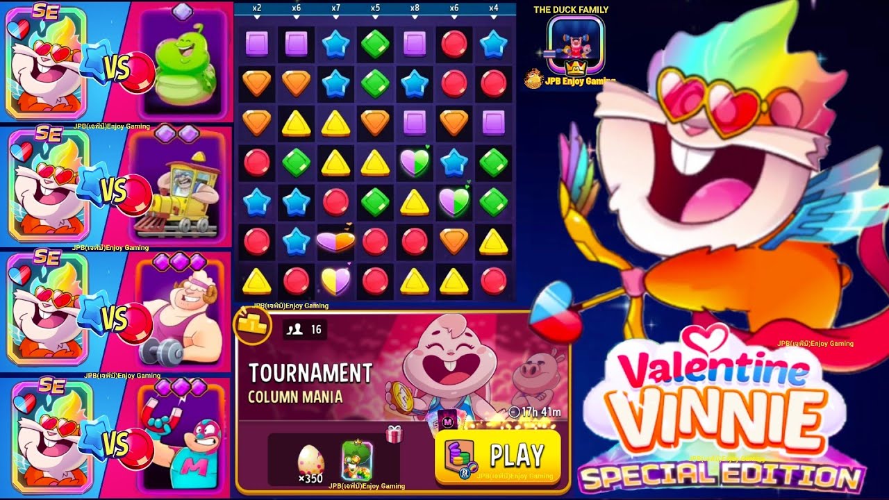 Match Masters Column Mania+Rainbow Tournament Prizes Brocco boogie And 350 Event Points.