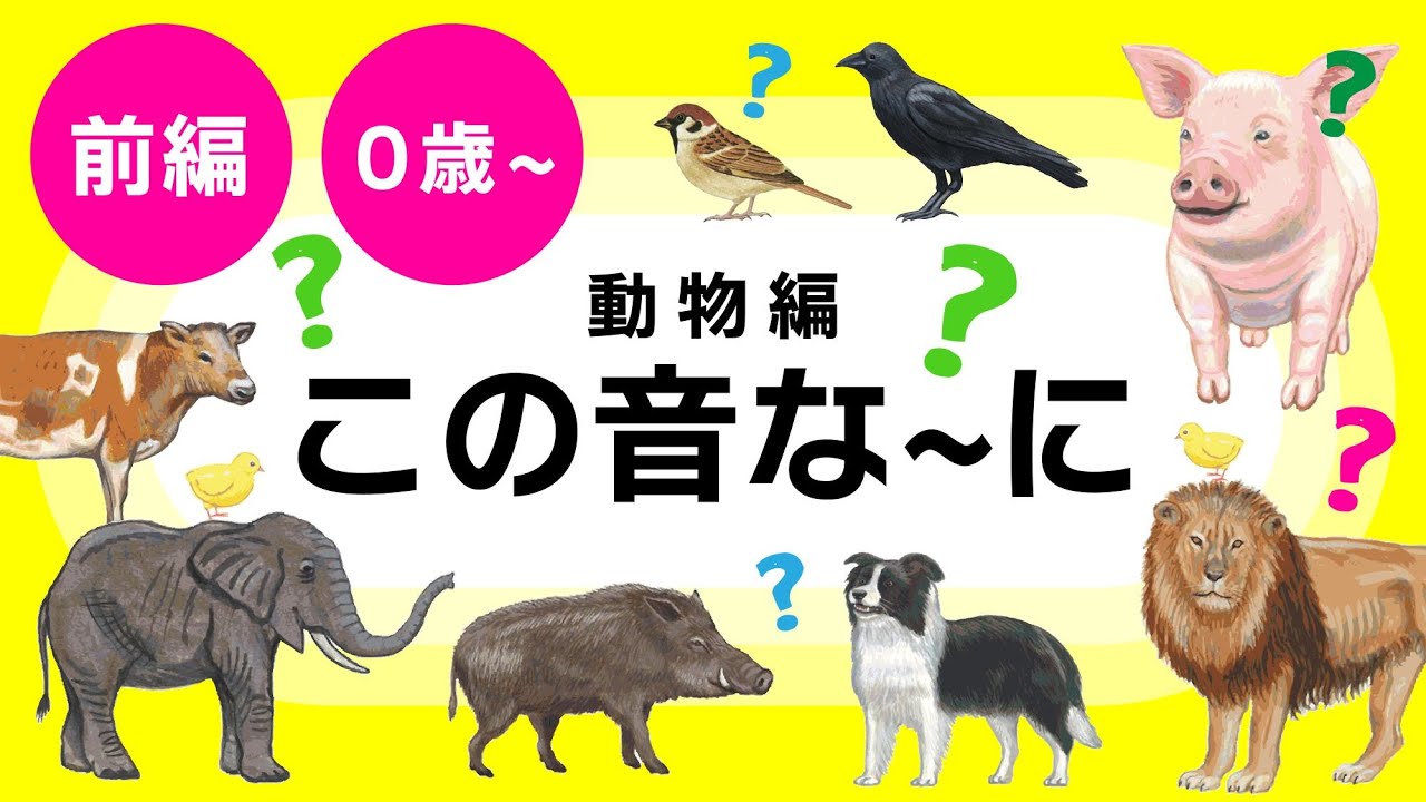 〈動物編〉この音な～に？前編
