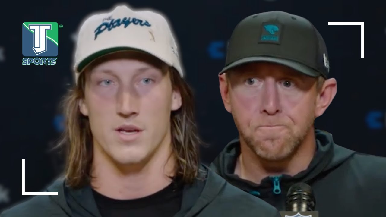 Liam Coen and Trevor Lawrence on their SPAT during the Jaguars' LOSS at Bengals