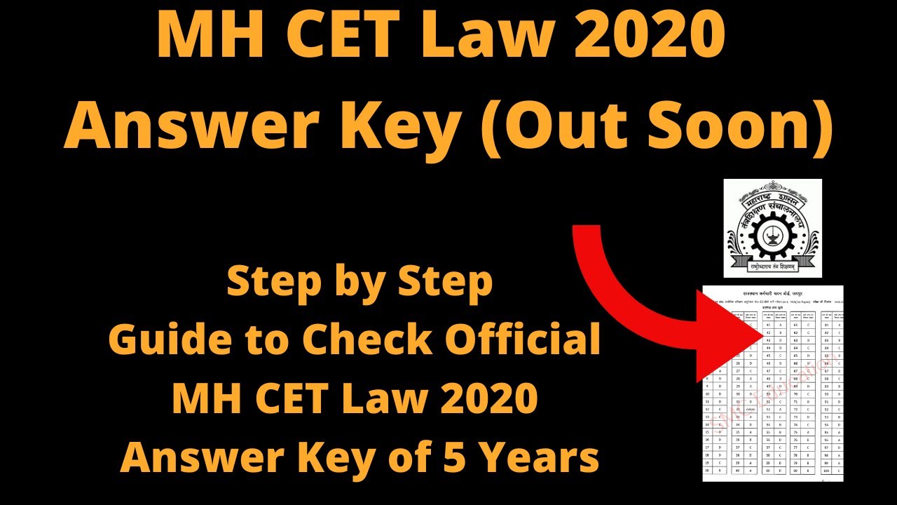MH CET Law 2020 Answer Key (Out Soon) - How to Check Official MH CET Law 2020 Answer Key of 5 Years