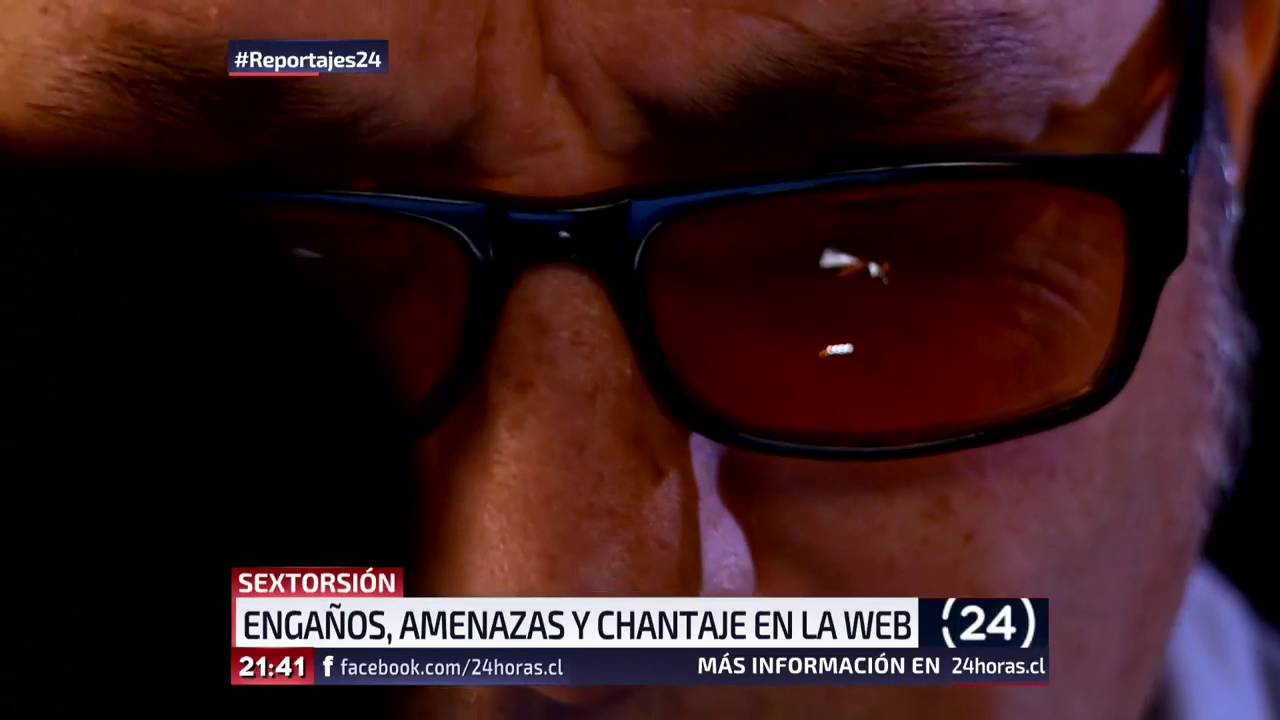 Víctima de sextorsión: 