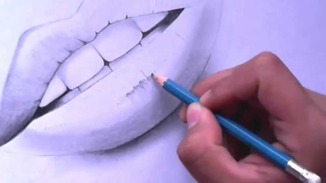 Aprende a Dibujar unos labios casi reales