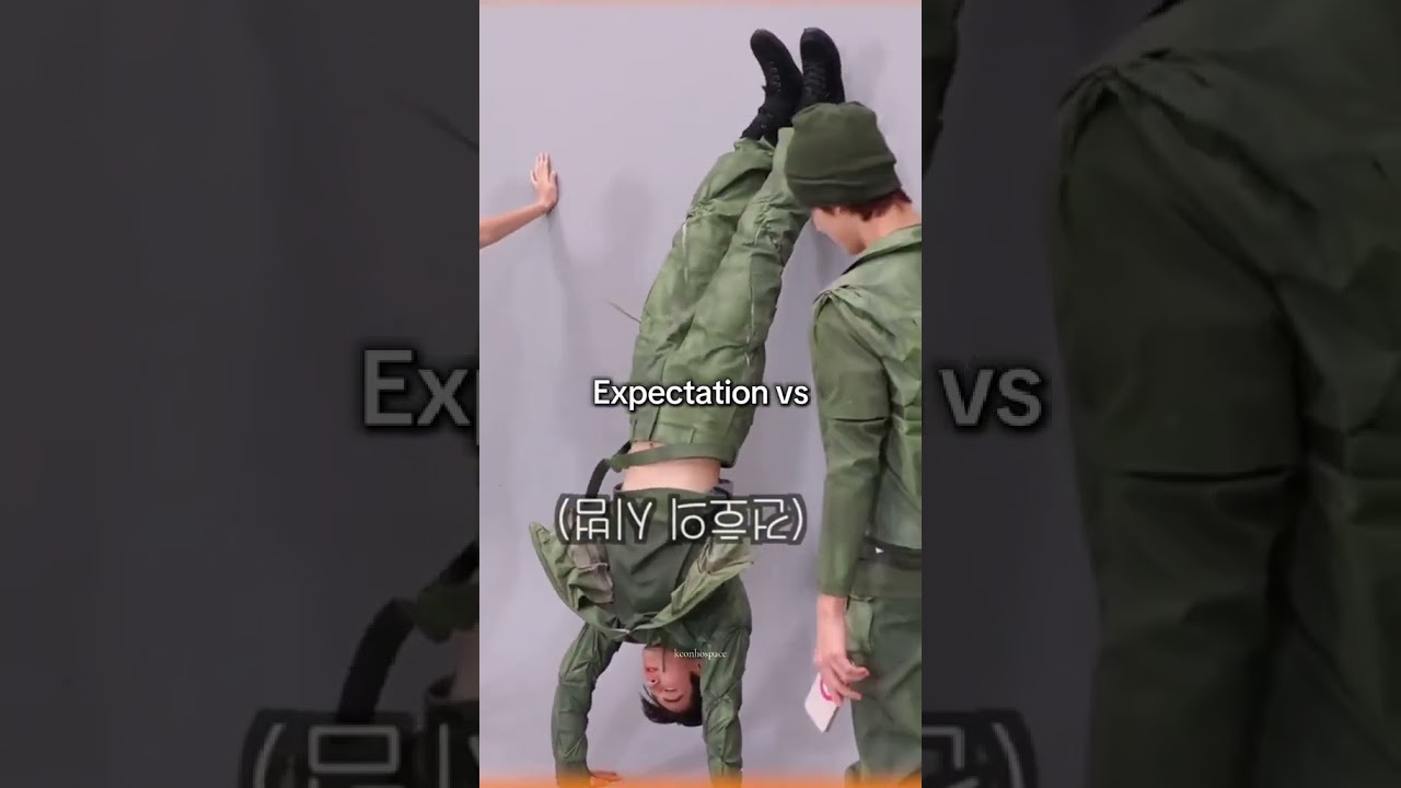 Seonghyeon tried to copy Keonho's handstand but failed 😭 #cortis #seonghyeon #keonho #foryou #hybe