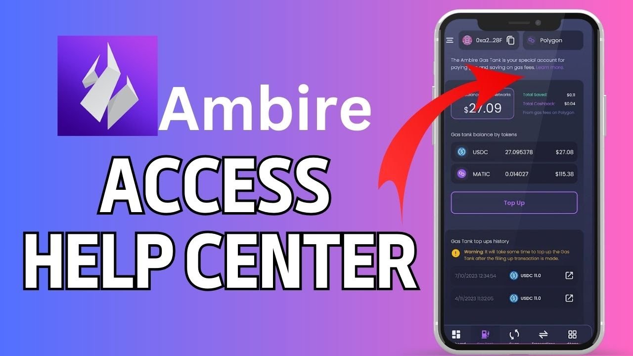 How to Access Help Center in Ambire Wallet 2024?