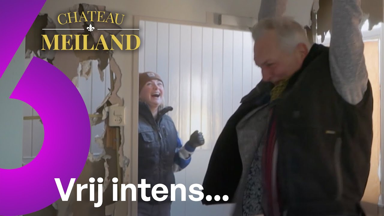 Martien en Maxime zijn EXTREEM HYSTERISCH tijdens verbouwing 🧐🧐 | Chateau Meiland