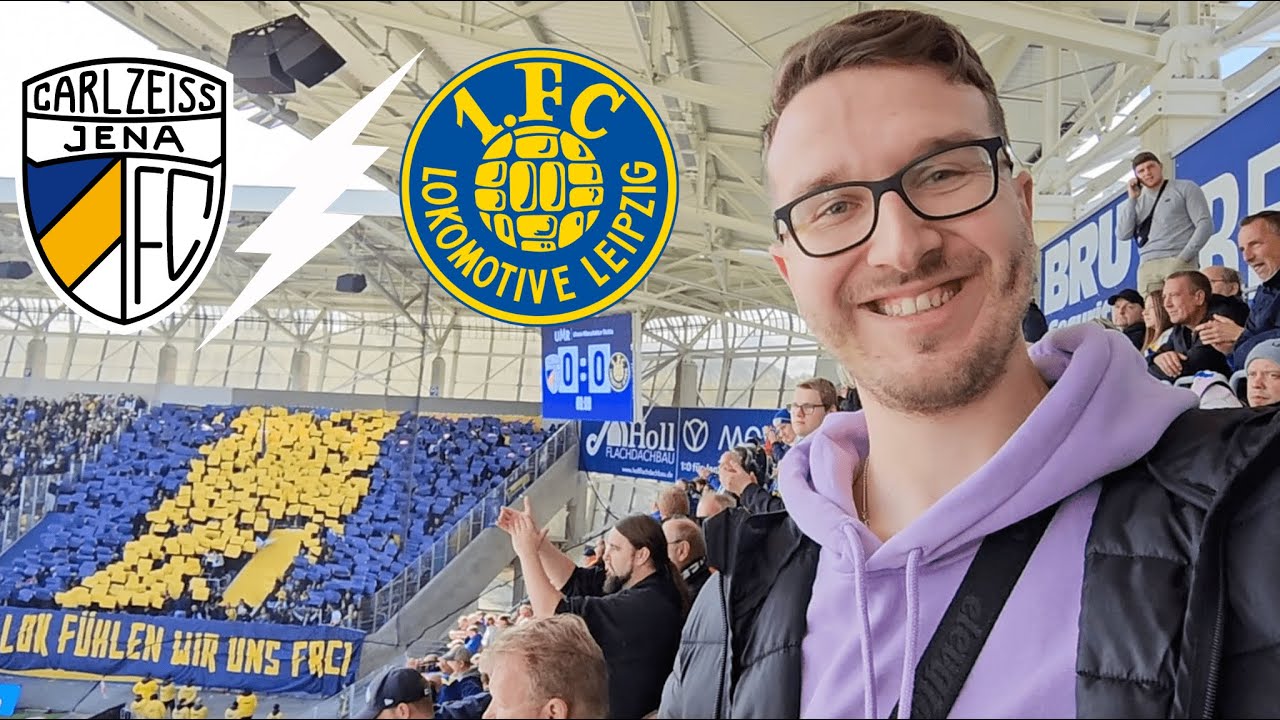 Wildes Topspiel 😮🔥 - 2x ROT, PYROWURF & spätes SIEGTOR | Carl Zeiss Jena vs Lok Leipzig Stadionvlog