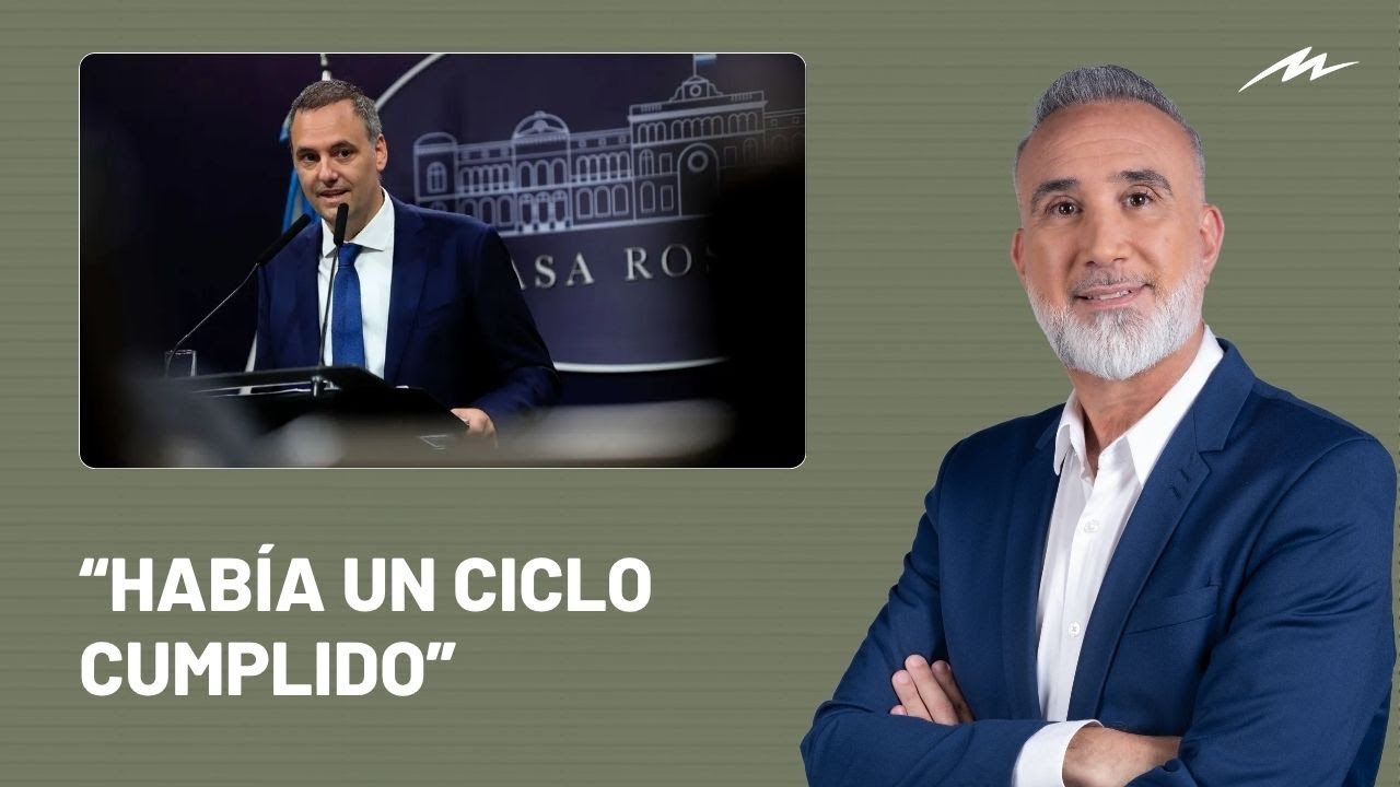 Manuel Adorni habló de la renuncia de Guillermo Francos y su gran desafío como jefe de Gabinete
