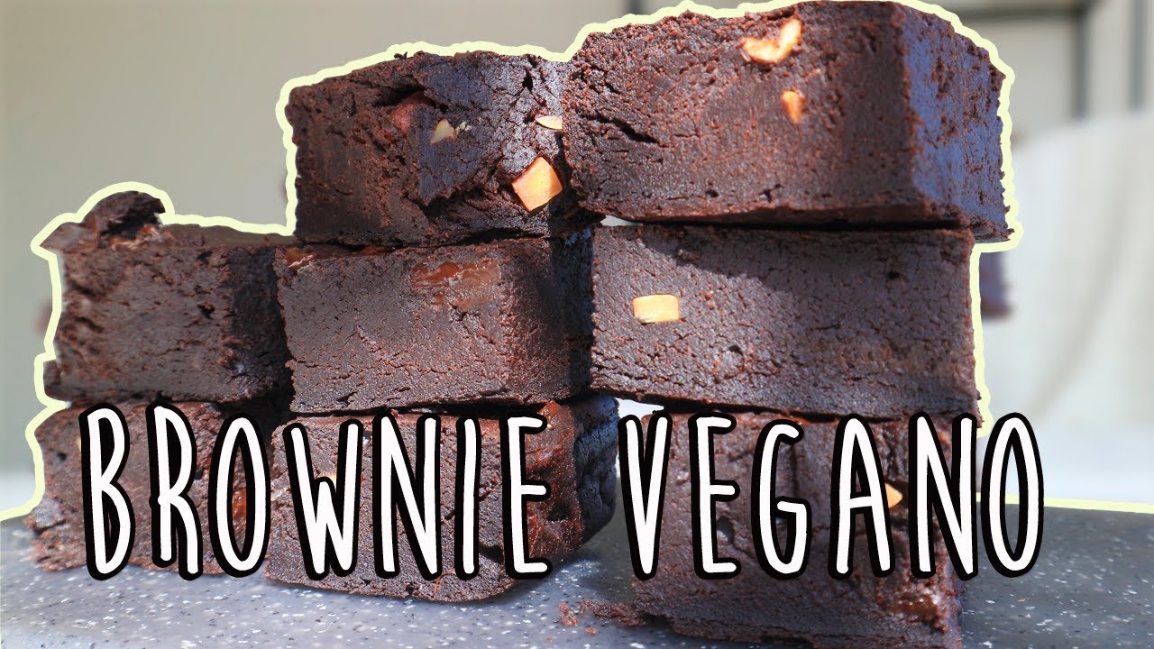 🍫 RECETA BROWNIE VEGANO fácil 🍫 Postre saludable!