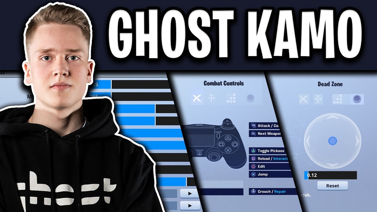 Ghost Kamo's *NEW* Fortnite Settings, Controller Binds and Deadzone