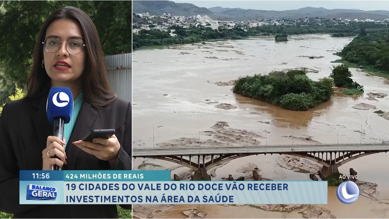 Vale do Rio Doce: 19 cidades receberão R$ 424 milhões para a saúde.