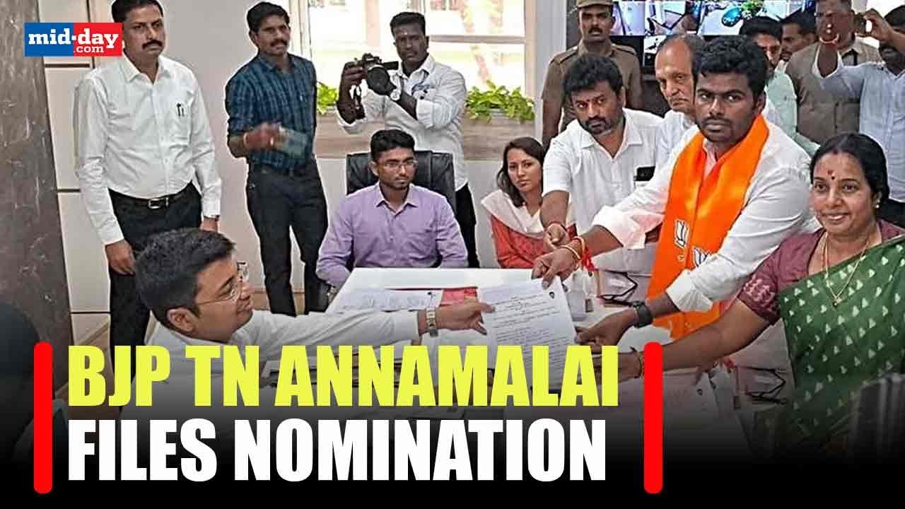 Lok Sabha Elections 2024: BJP TN Chief K Annamalai files nomination from Coimbatore