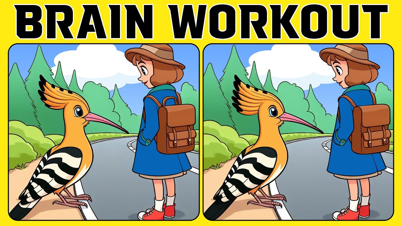 🧠🧩Spot the 3 Differences | Brain Workout 《A Little Difficult》