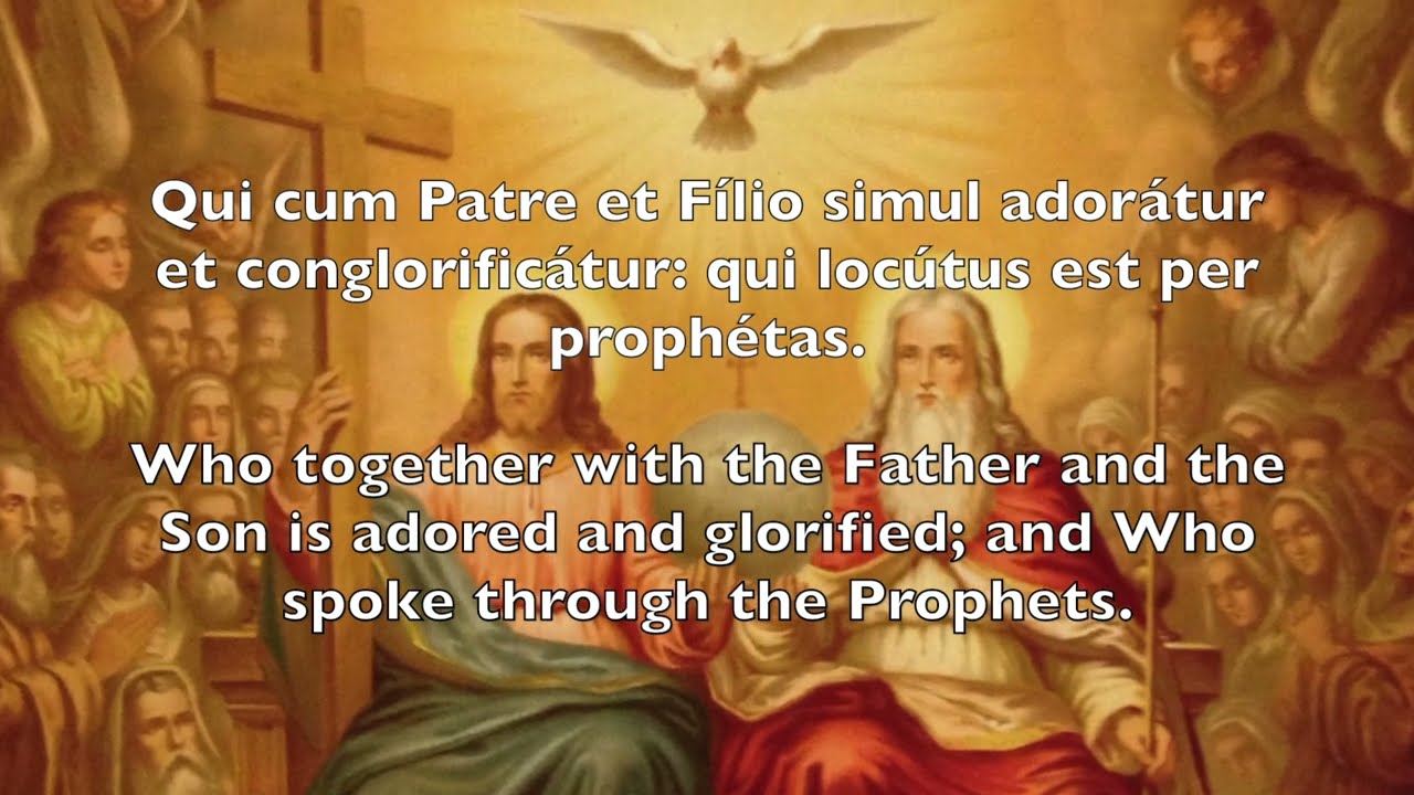Credo VI - The Nicene Creed Sung in Latin Gregorian Chant