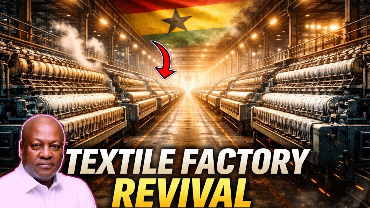 Текстильная промышленность Ганы снова на подъеме | Возрождение фабрики в Джуапонге может обеспечи...