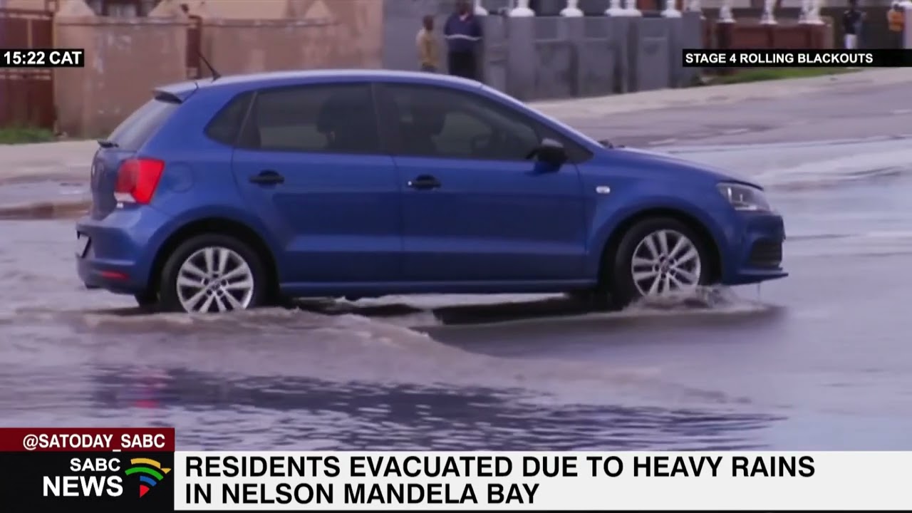 Nelson Mandela Bay Municipality evacuates over 1,000 people following floods