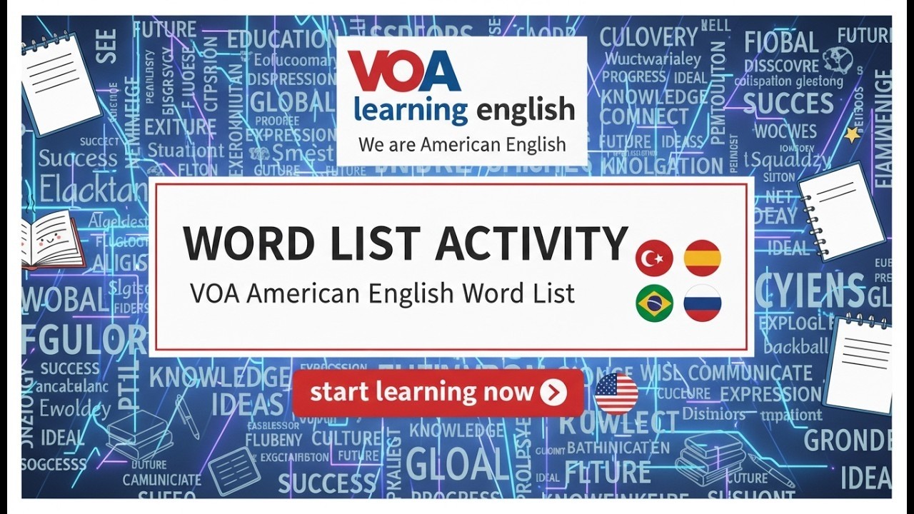 1500 VOA American English Words | Full Vocabulary Course