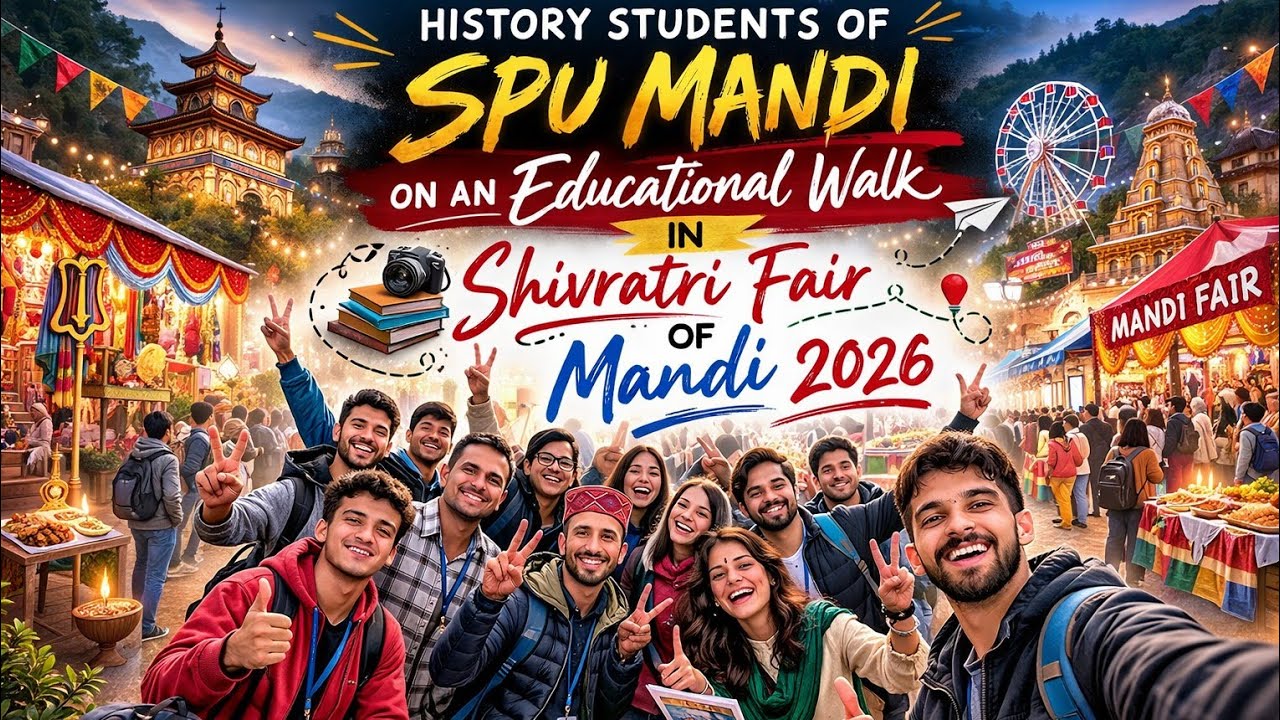 History Students Educational Tour In Shivratri Fair of Mandi 2026