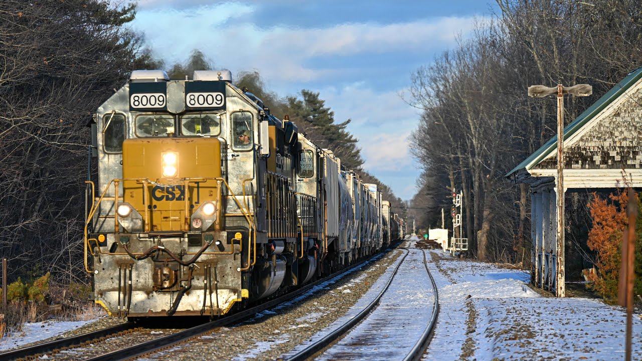 Final trains of the year in Maine! (12/31/25)