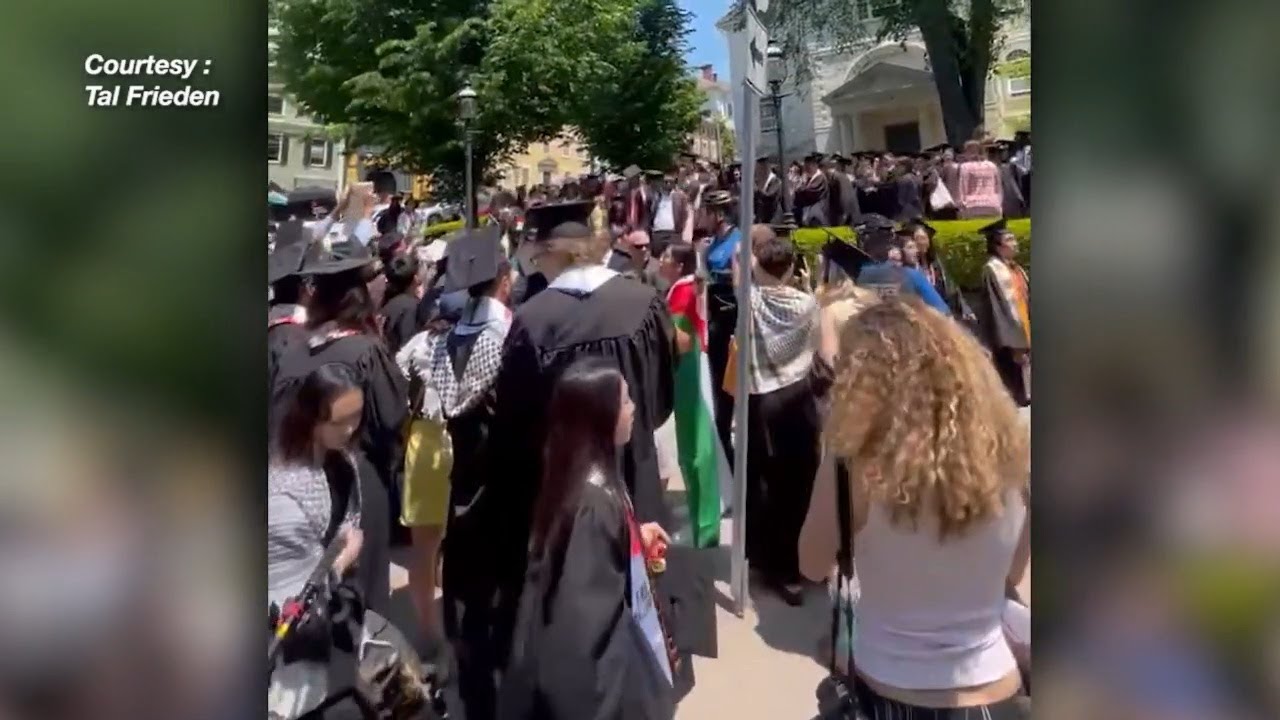 Protests disrupt Brown commencement