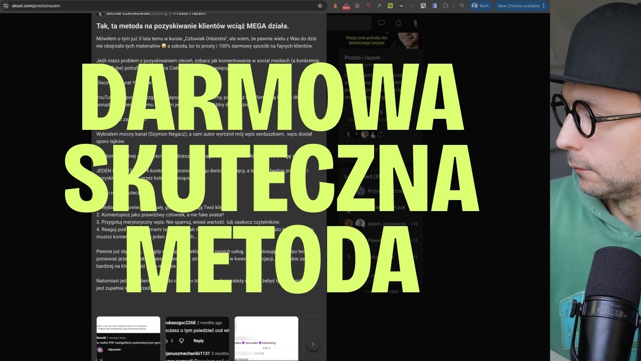 Jak zarabiam na komentarzach - działa w każdej branży - zero kosztów