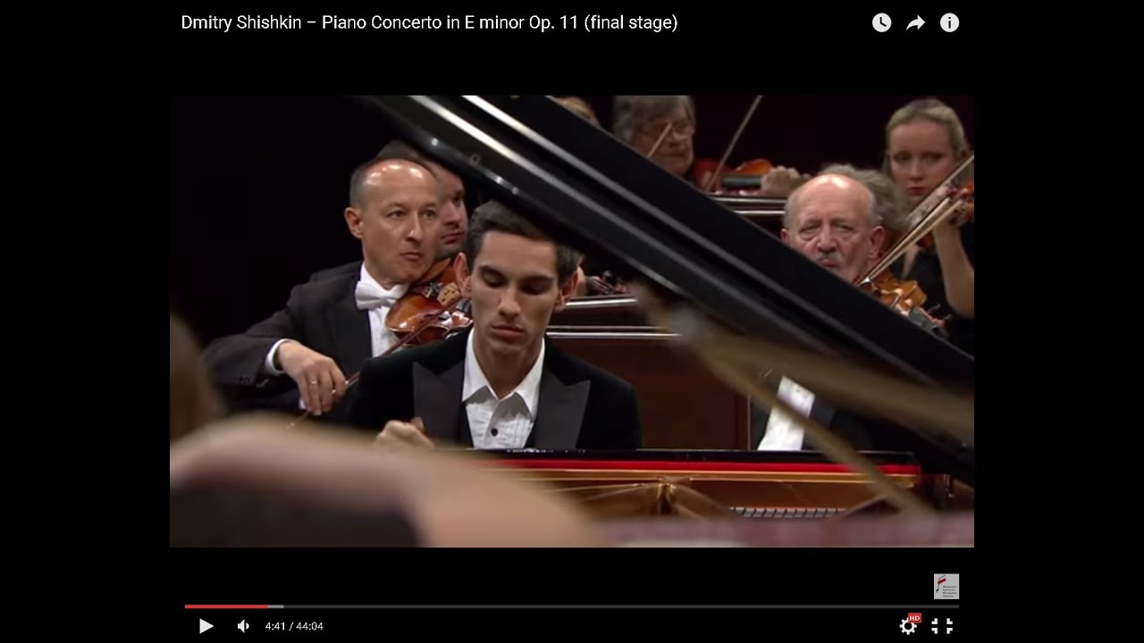 Dmitry Shishkin – Piano Concerto in E minor Op. 11 (final stage  of the Chopin Competition 2015)