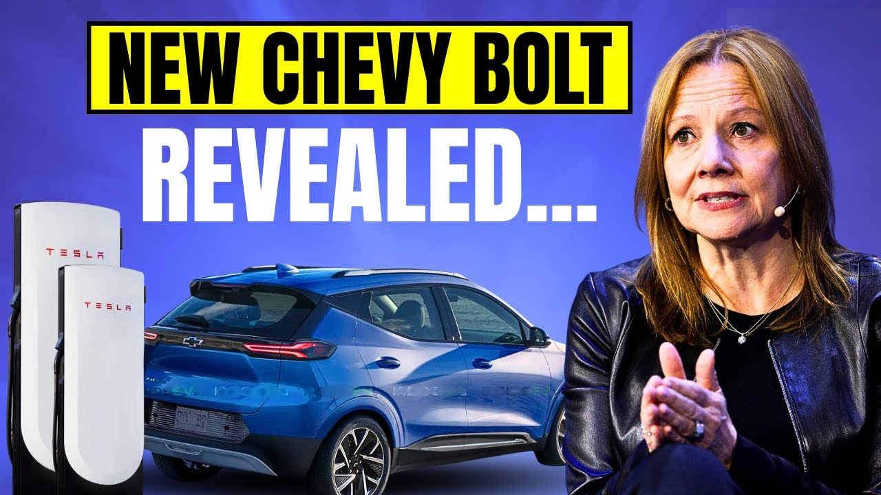 Новый Chevy Bolt был замечен заряжающимся на станции Tesla Supercharger перед премьерой