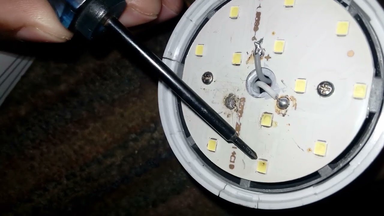 how to repair Light emiting diode(LED) bulbs