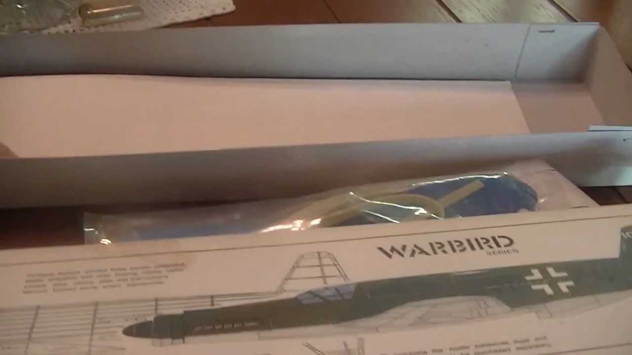 West Wings DORNIER DO 335 rubber powered scale model ( 1/32 )