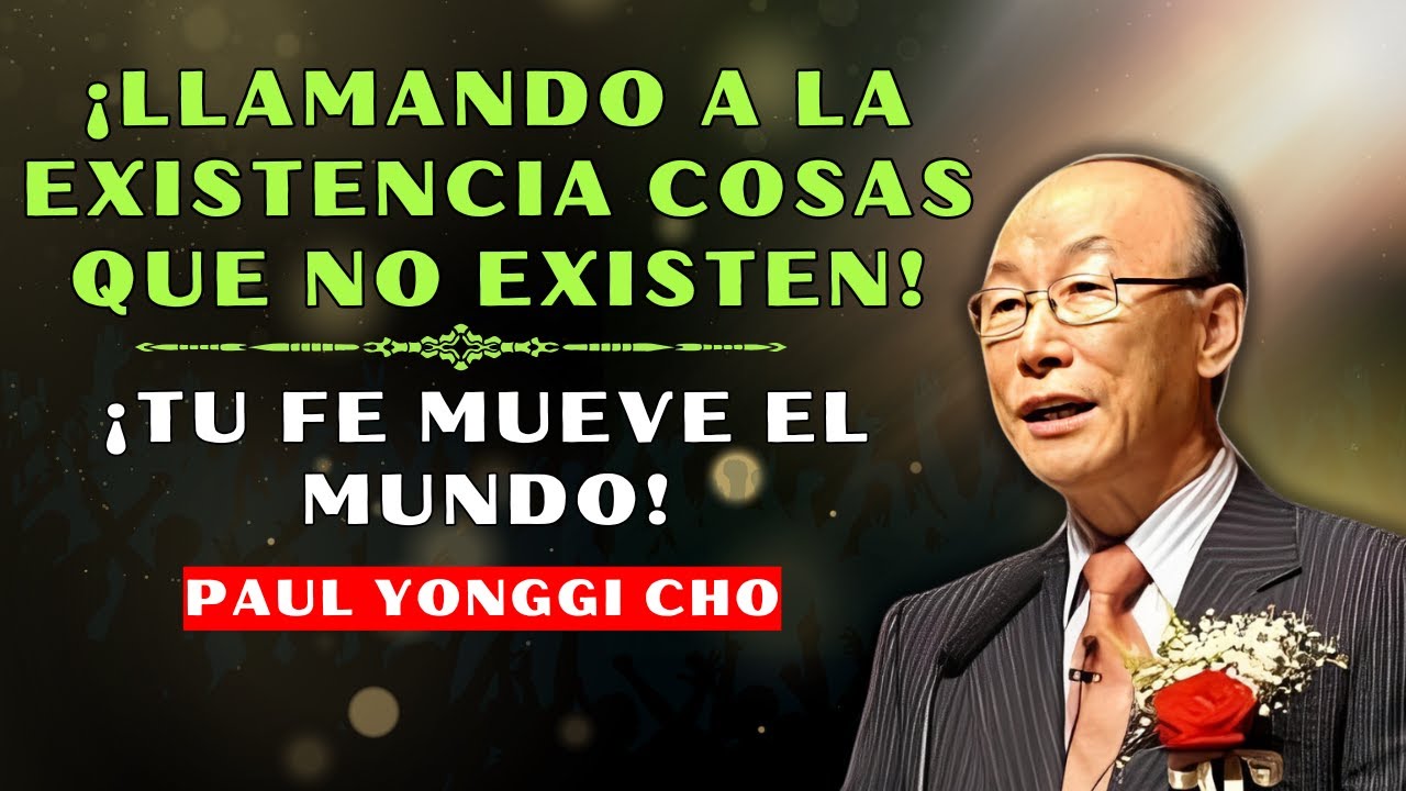 DAVID PAUL YONGGI CHO - ¡4 PASOS PARA LLAMAR A LA EXISTENCIA LO QUE NO EXISTE!