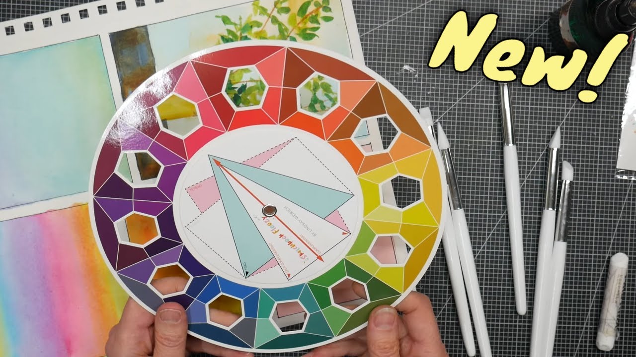 New Sketchbook Floozy Release: -Color Wheel, Silicone Blenders & Restocks! Artist Essentials Line