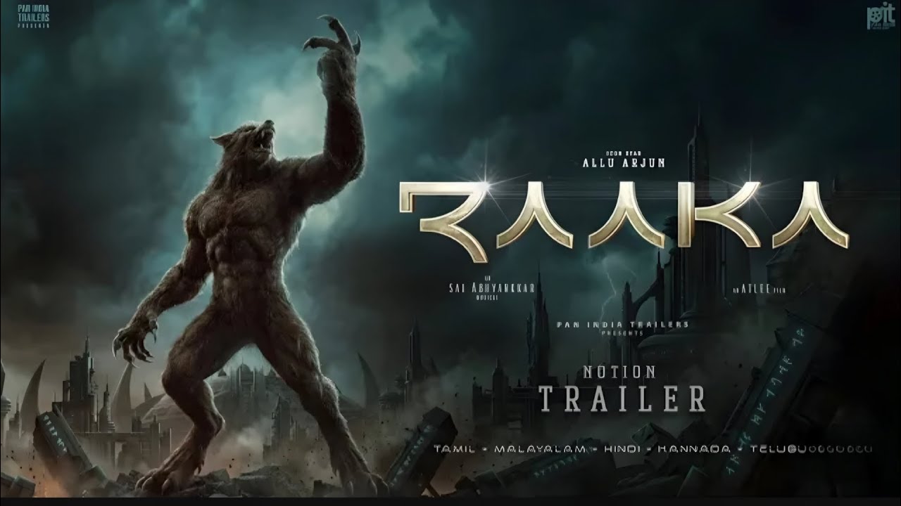 Raaka - Notion Official trailer | Allu Arjun | Atlee kumar | Deepika Padukone | Fan made trailer 