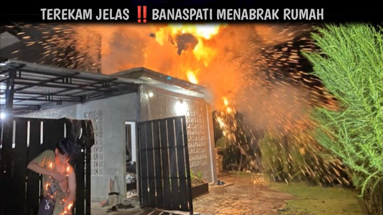 MERINDING ‼️DAMPAK BANASPATI YANG MENABRAK RUMAH 