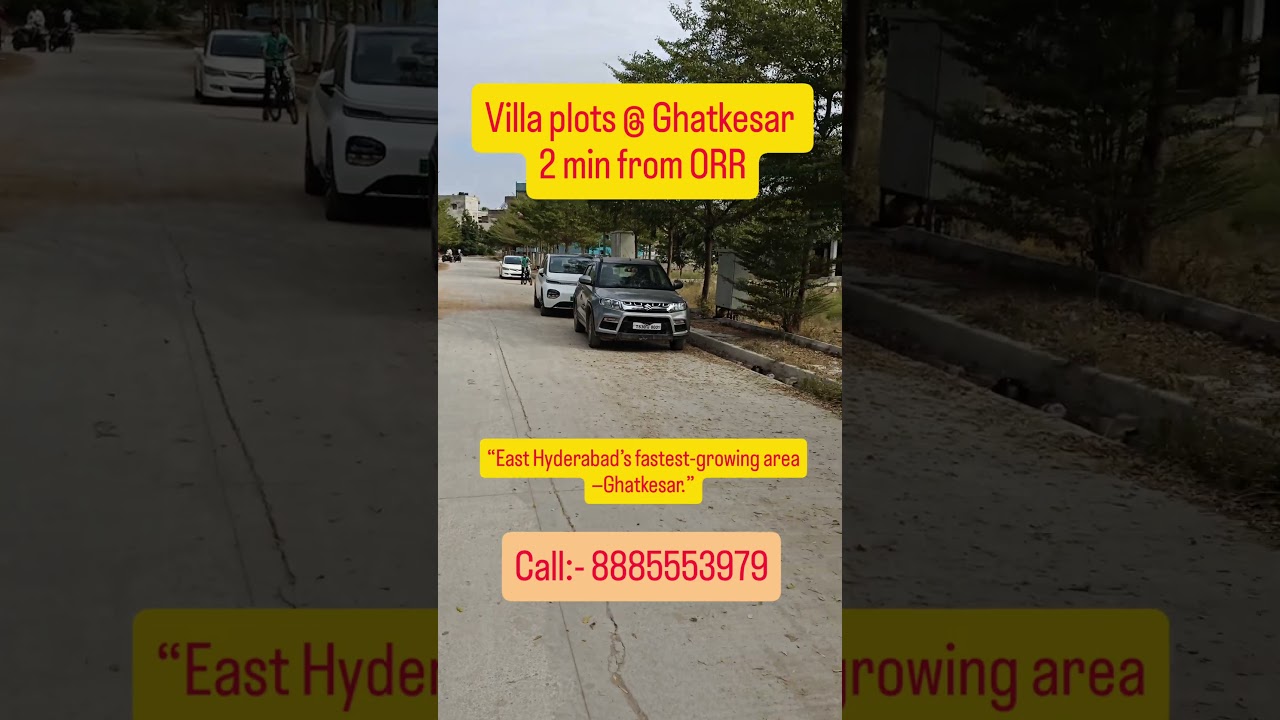 “No hype. Only verified plots in Ghatkesar.”