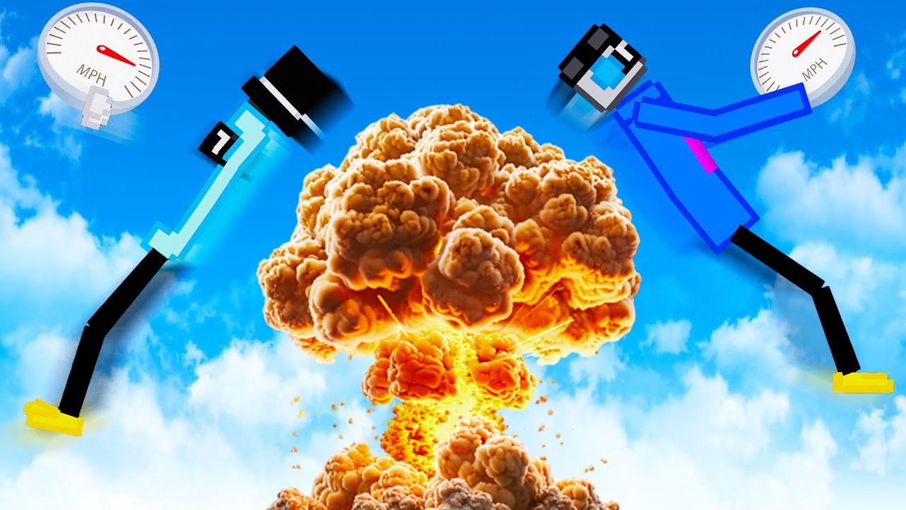 We Use Nukes to Launch Ourselves to Insane SPEEDS in People Playground!