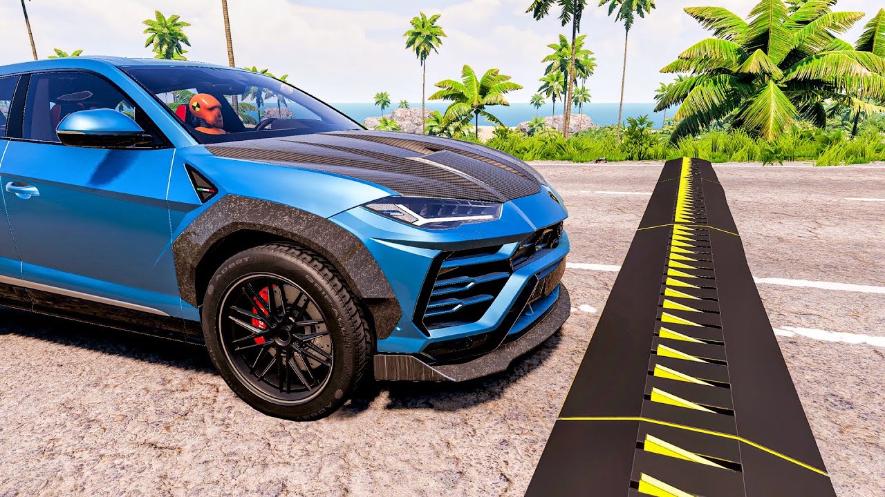 Spike Strip High Speed Crashes #74 – BeamNG Drive | CrashBoomPunk