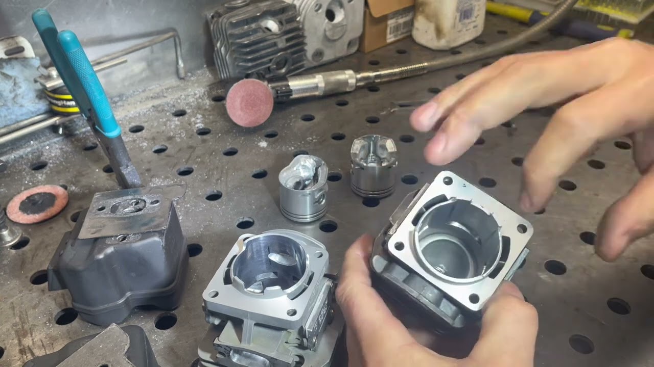 Comparison of SCARR ported Husqvarna 543XP and the Neo-tec NH843 clone