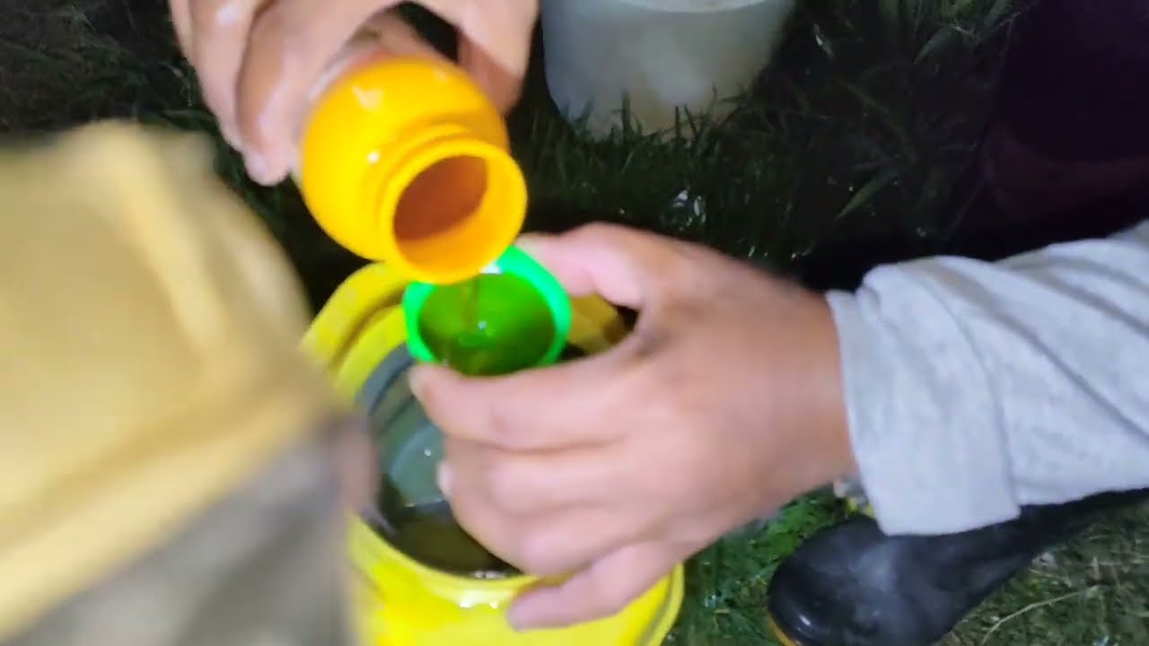 Spraying Gold Nimbecidine During Night Time