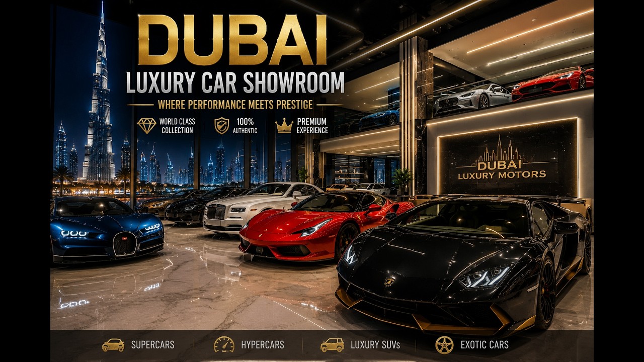 Dubai Luxury Car Showroom 