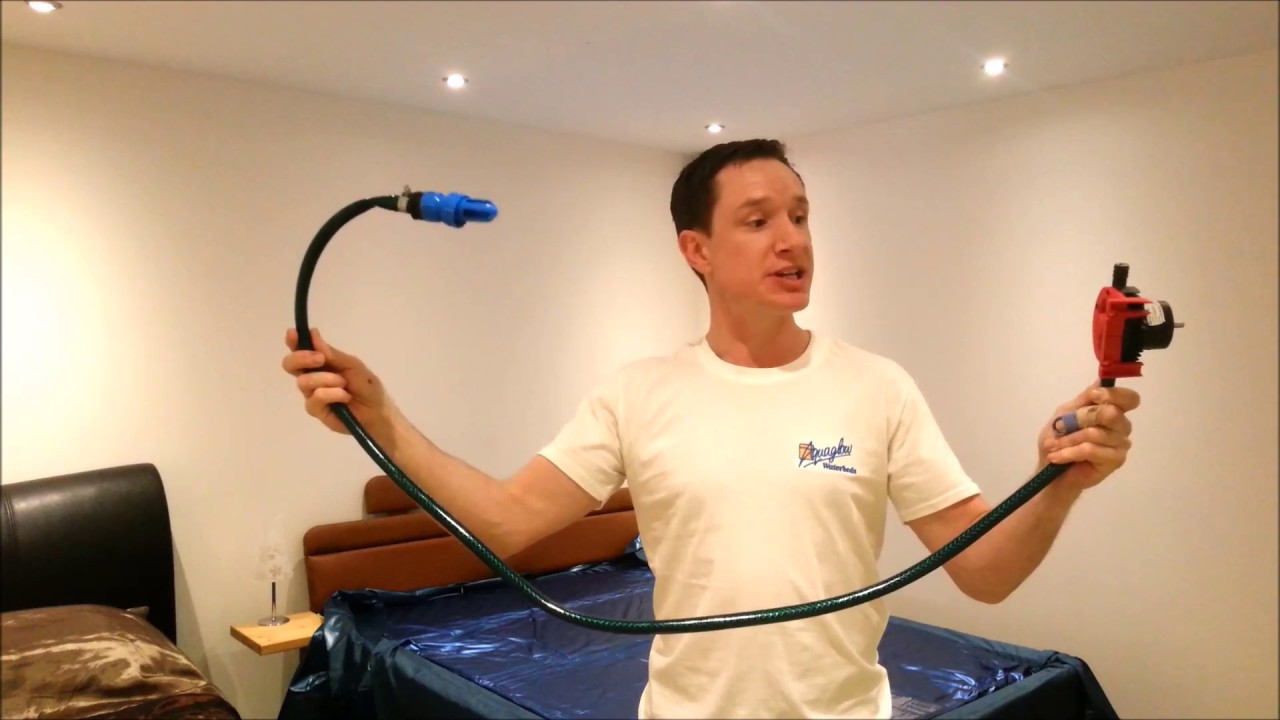 Waterbed draining by Aquaglow Waterbeds