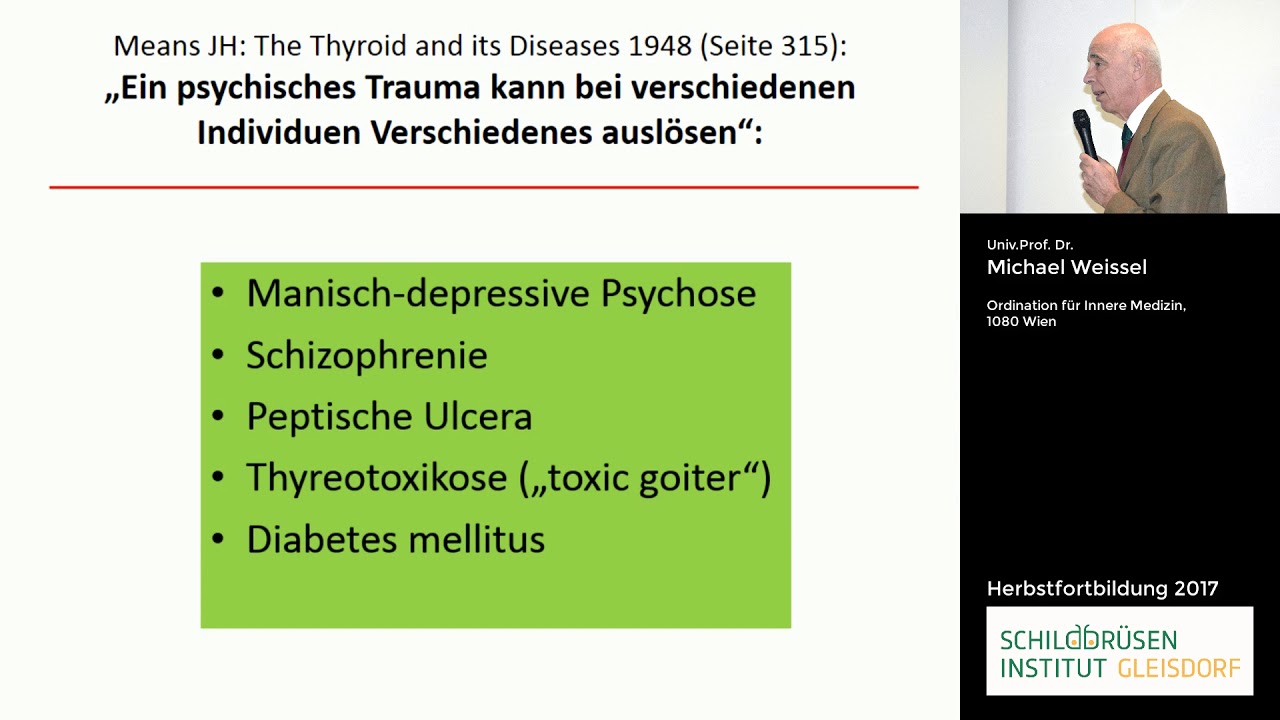 Michael Weissel: Morbus Basedow und Stressful Life Events