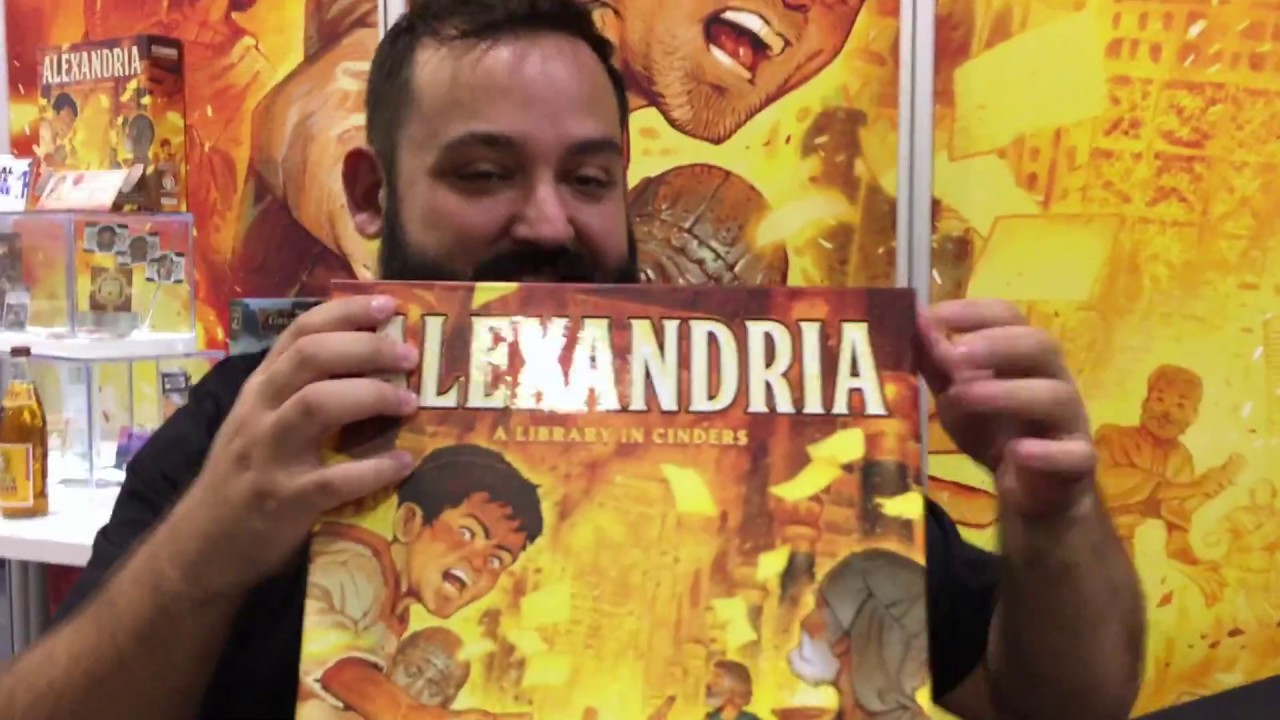 LudiCreations - Alexandria unboxing at Spiel 2017