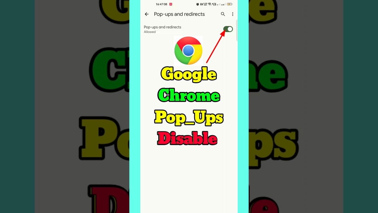 How To Block Pop Up Ads On Chrome||#shorts #viral
