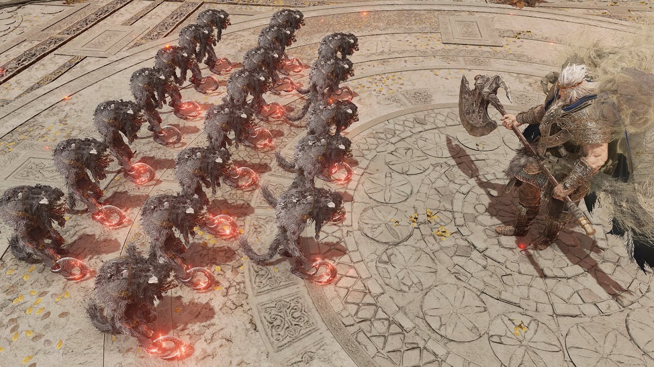 20 Beastman of Farum Azula (Lighting Throwing Knife) Vs Bosses - Elden Ring